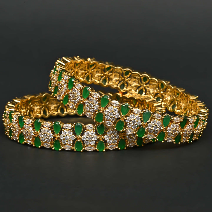 CZ Emerald Bangles