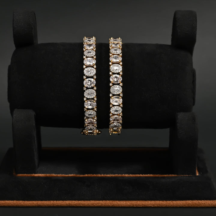 CZ Diamond Finish Bangles