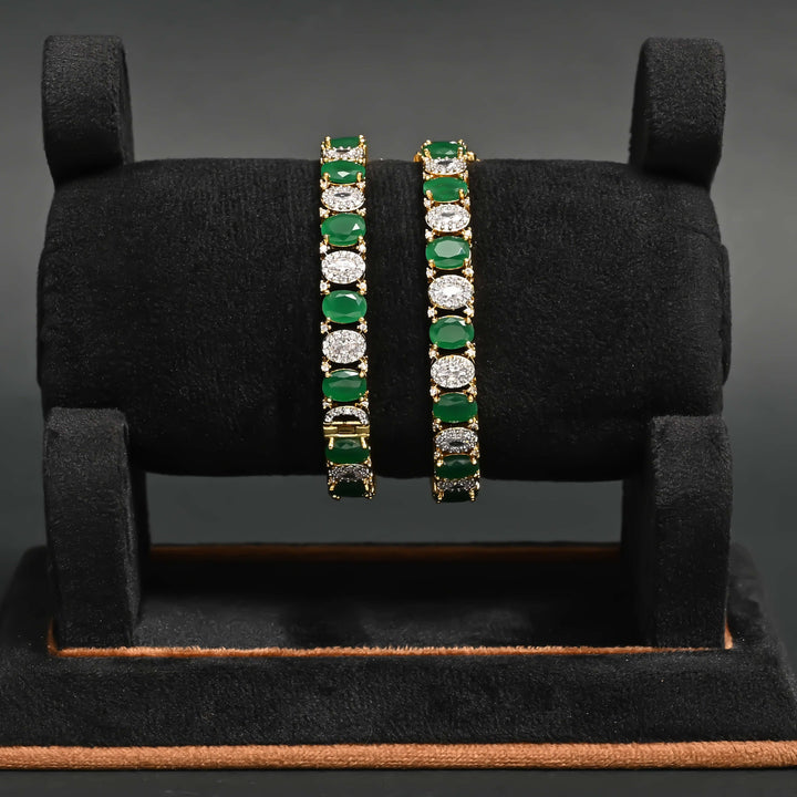 CZ Emerald Bangles