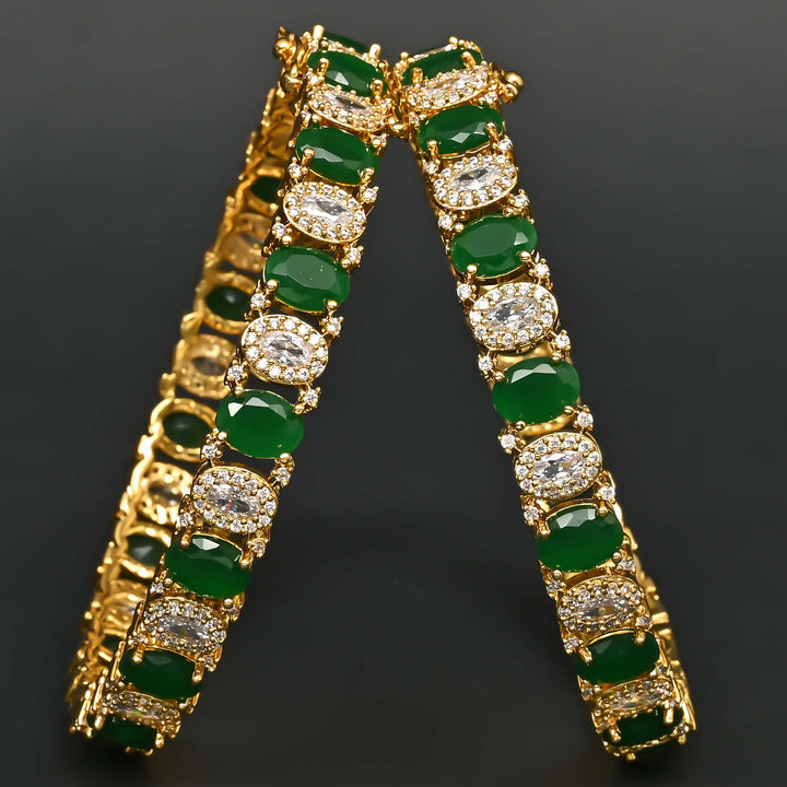 CZ Emerald Bangles