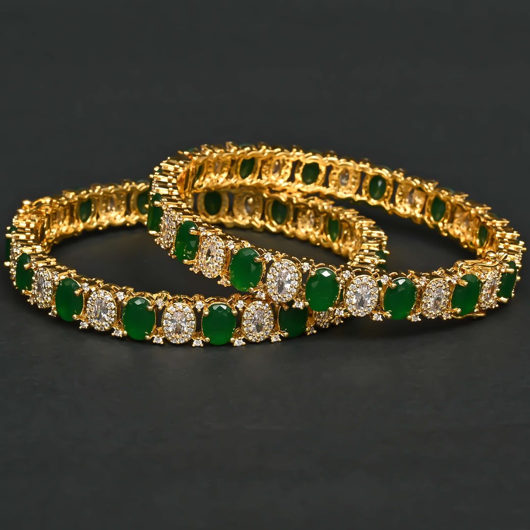 CZ Emerald Bangles