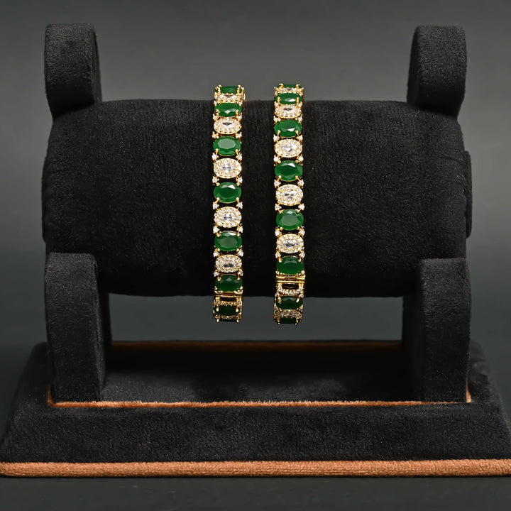 CZ Emerald Bangles