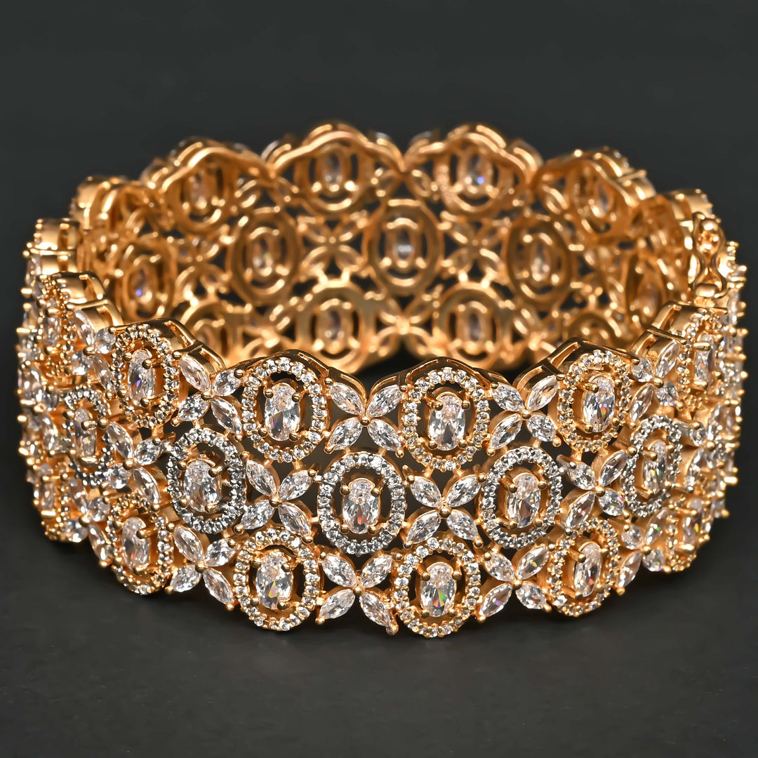 CZ Diamond Finish Bangle