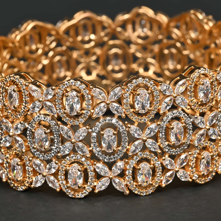 CZ Diamond Finish Bangle