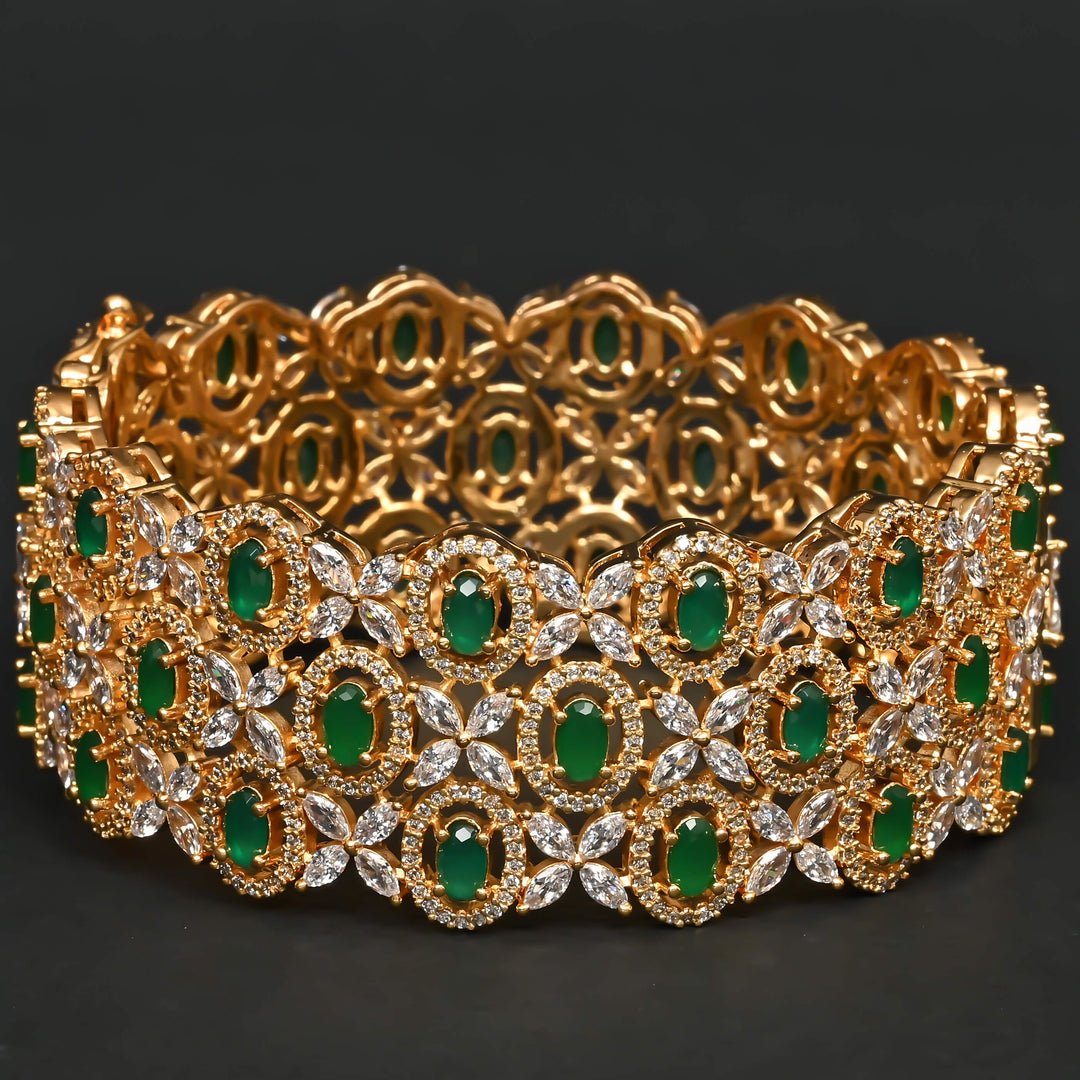 CZ Emerald Bangle