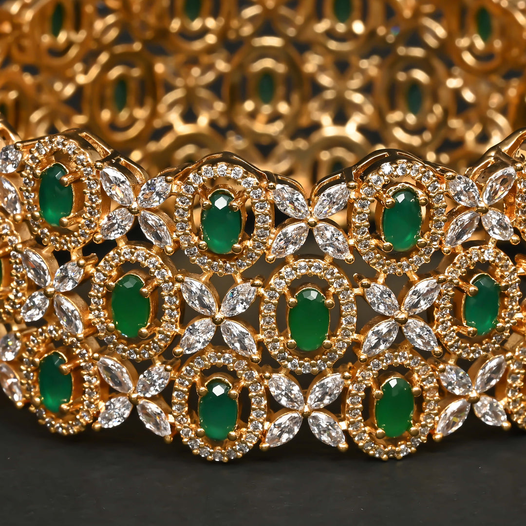 CZ Emerald Bangle