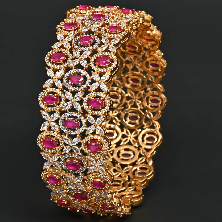 CZ Ruby Bangles