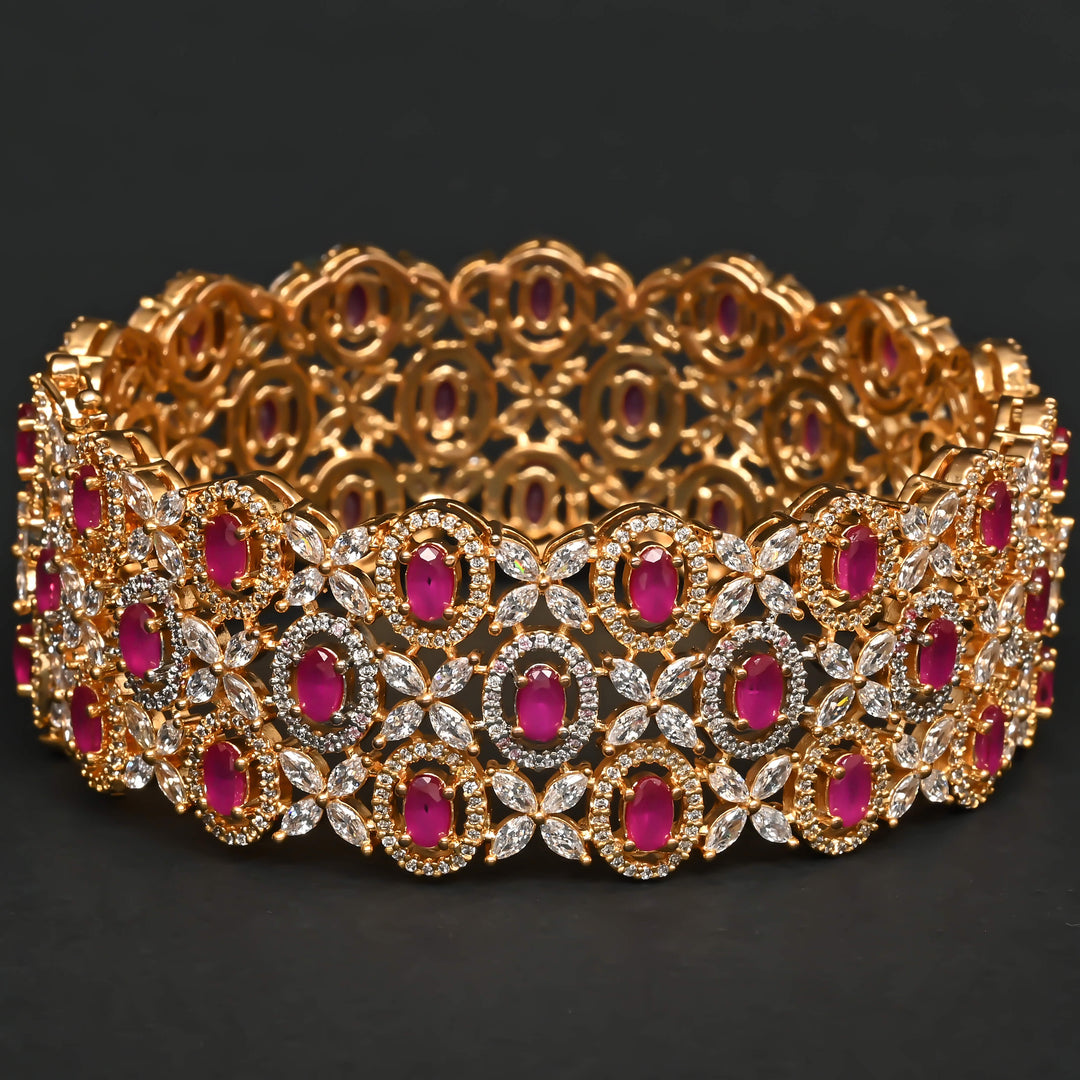 CZ Ruby Bangles
