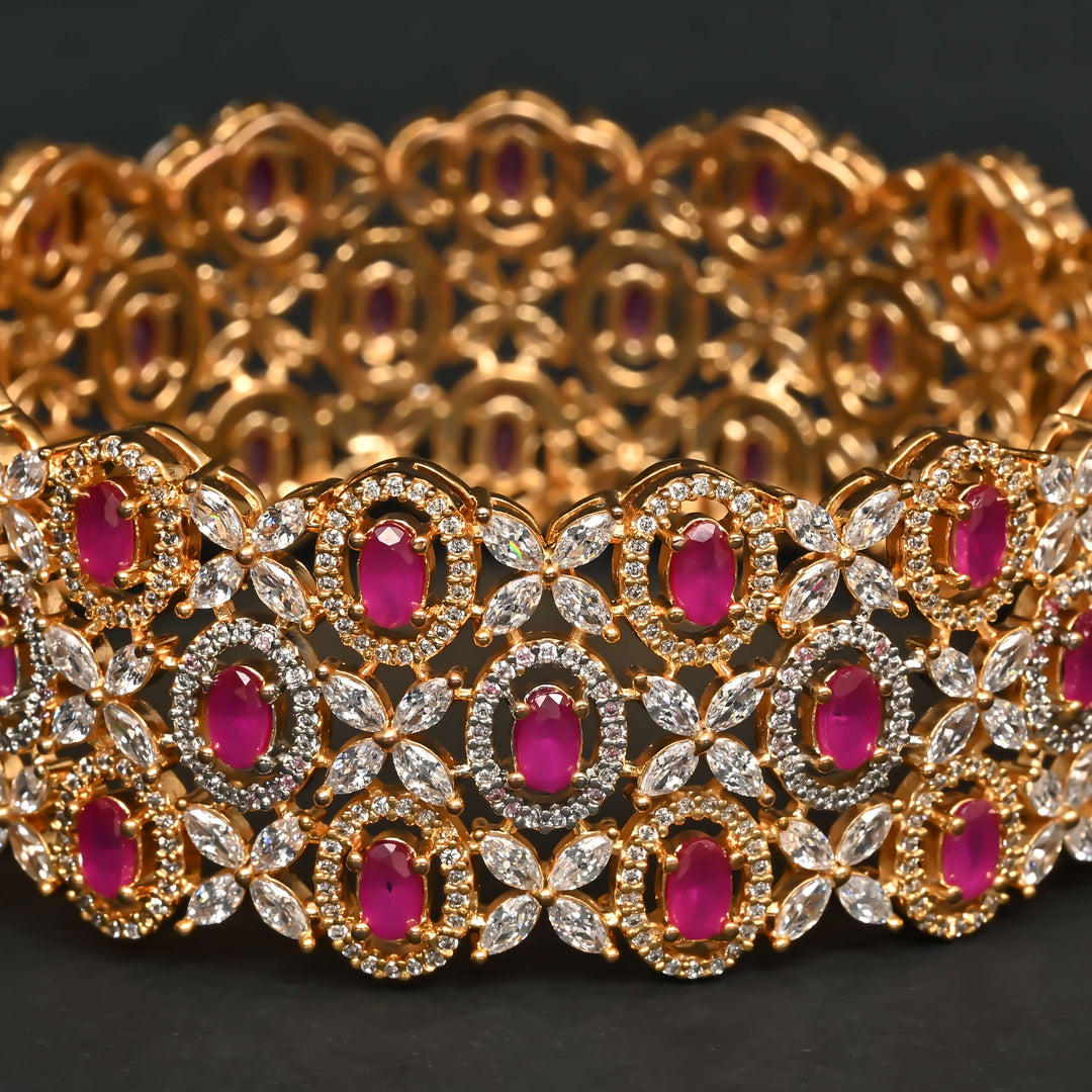CZ Ruby Bangles