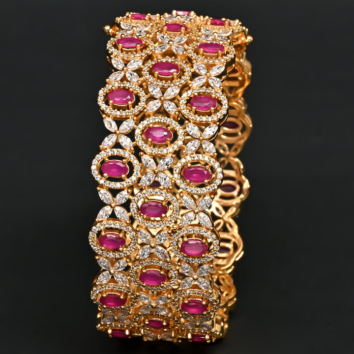 CZ Ruby Bangles