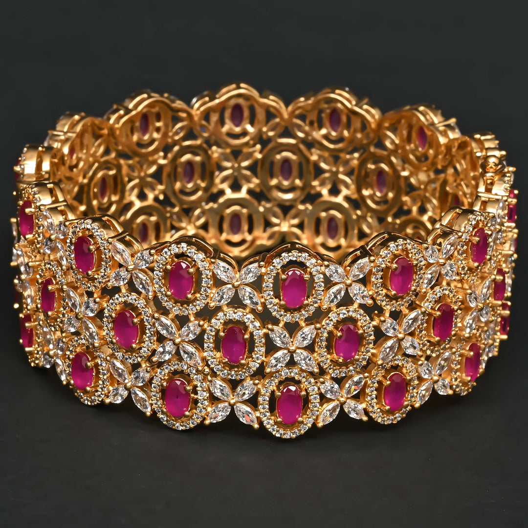 CZ Ruby Bangles