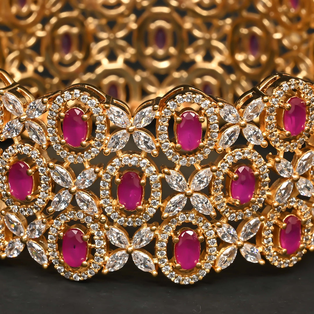 CZ Ruby Bangles