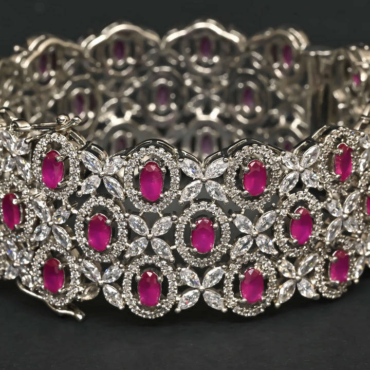 CZ Ruby Bangle