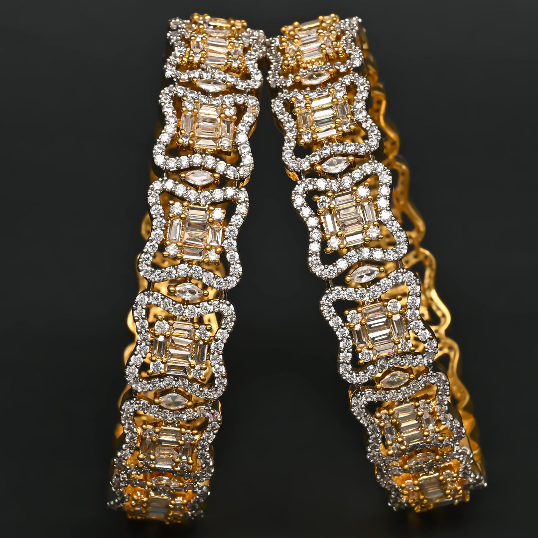 CZ Diamond Finish Bangles