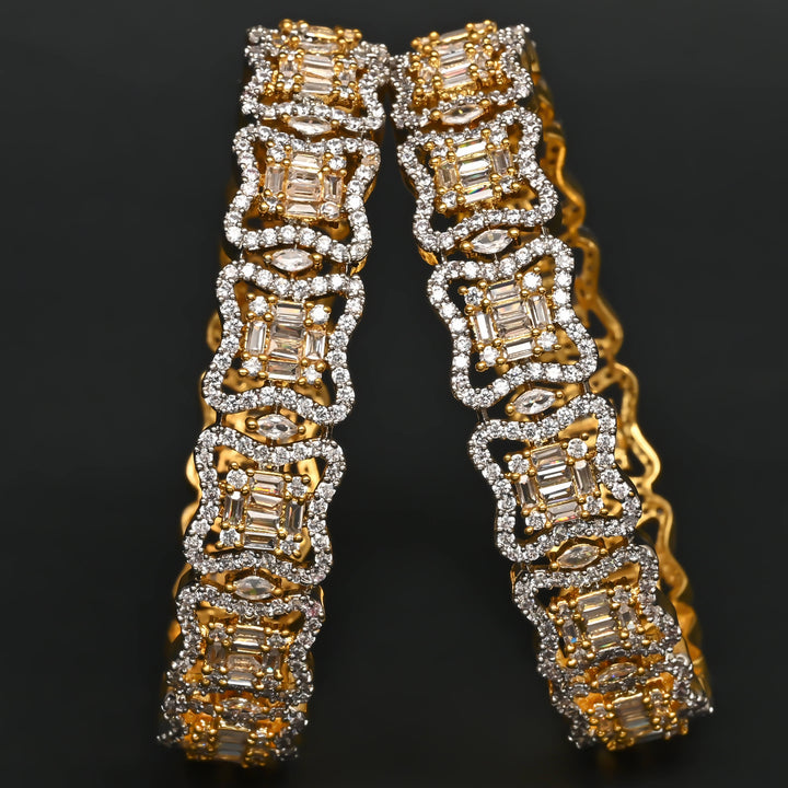 CZ Diamond Finish Bangles
