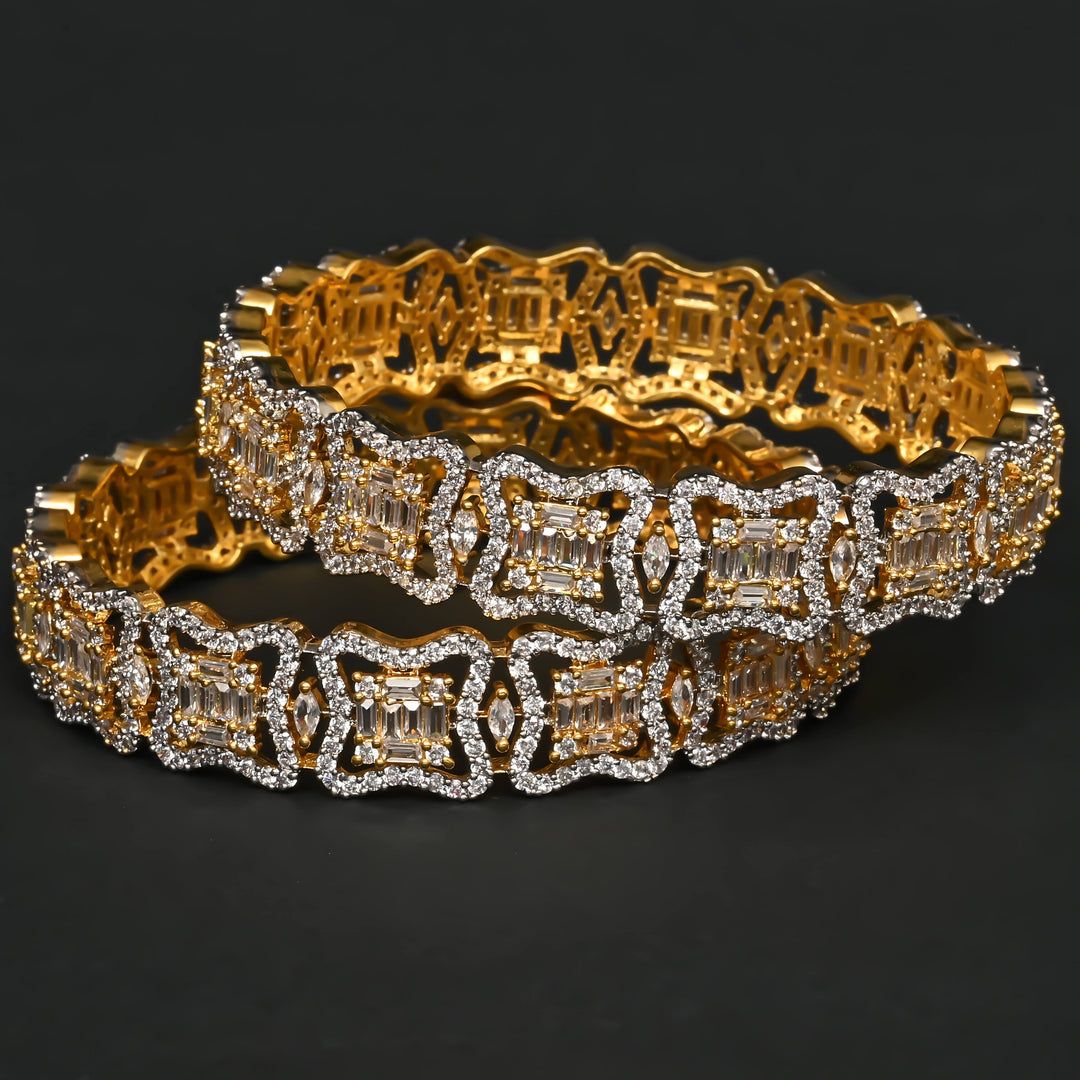 CZ Diamond Finish Bangles