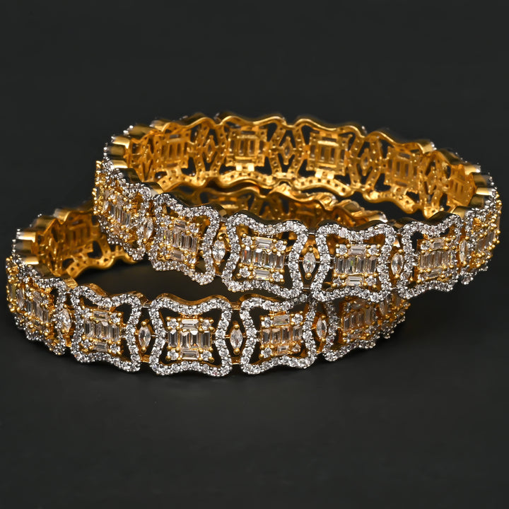 CZ Diamond Finish Bangles