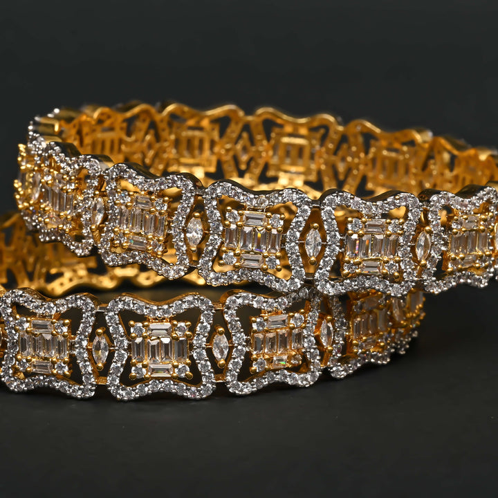 CZ Diamond Finish Bangles