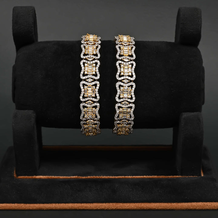CZ Diamond Finish Bangles
