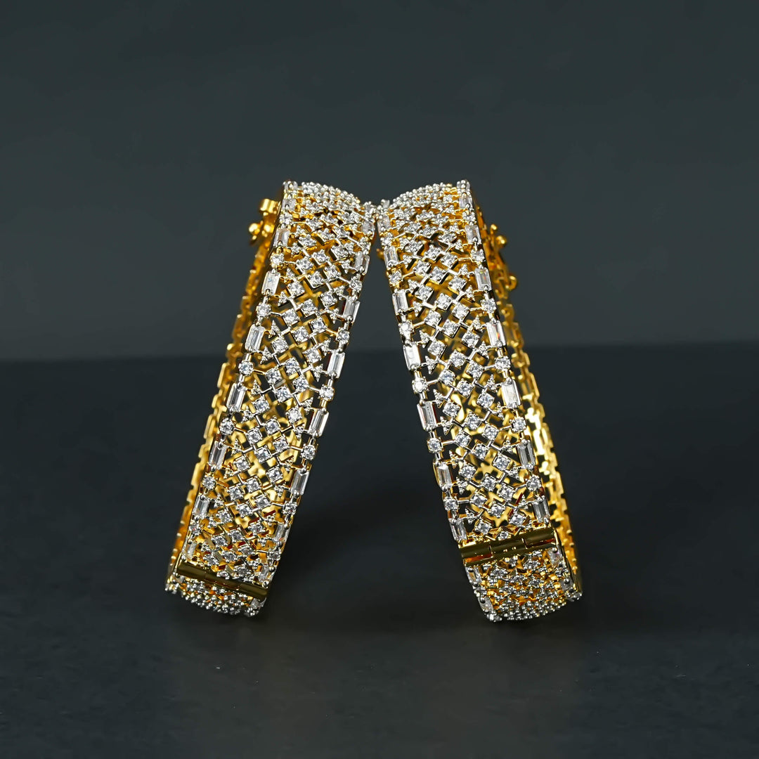 CZ Diamond Finish Bangles