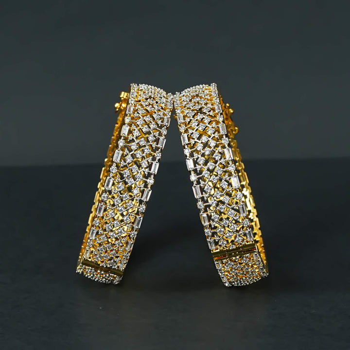 CZ Diamond Finish Bangles