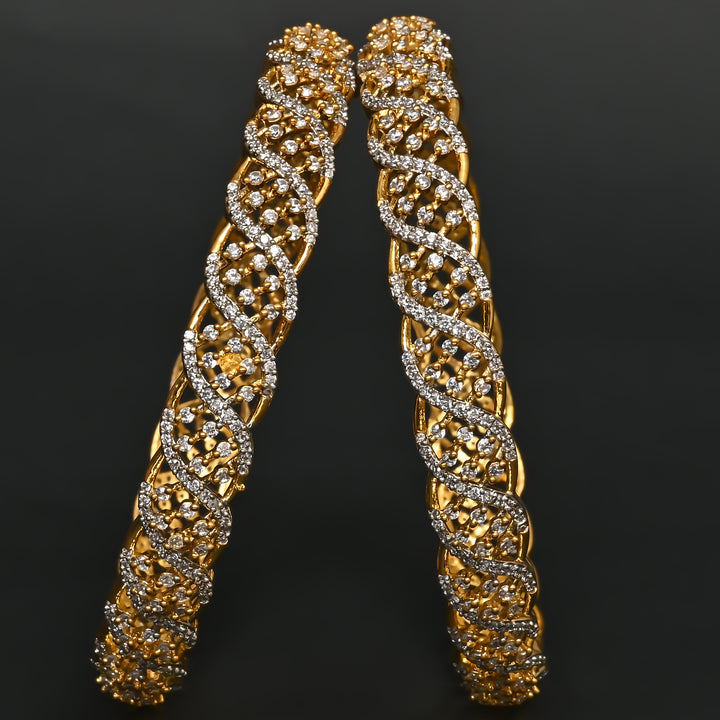CZ Diamond Finish Bangles