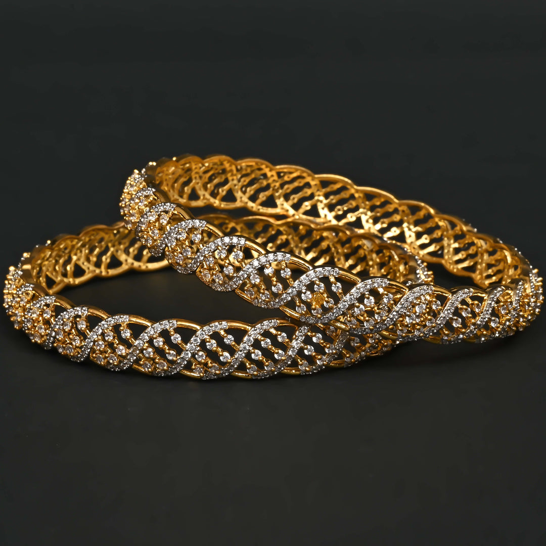 CZ Diamond Finish Bangles