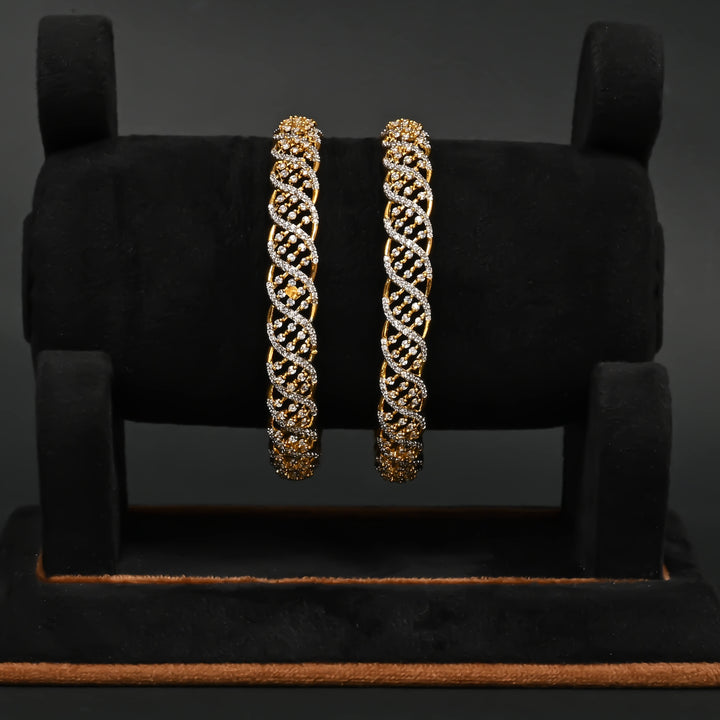 CZ Diamond Finish Bangles