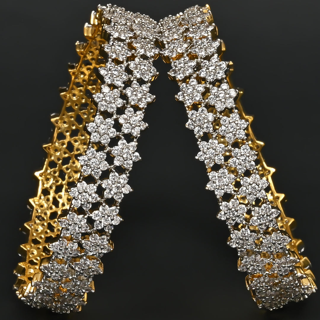 CZ Diamond Finish Bangles