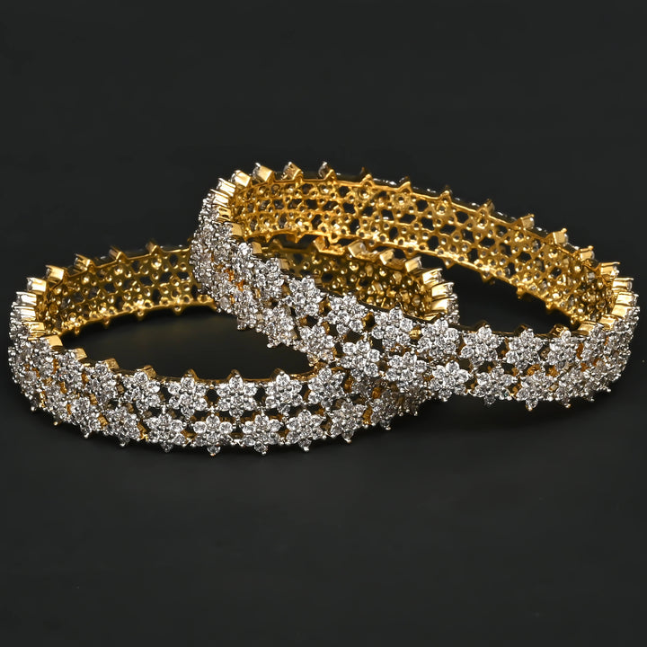 CZ Diamond Finish Bangles