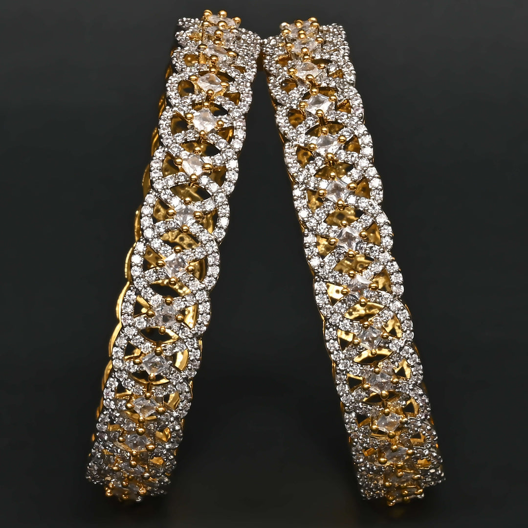 CZ Diamond Finish Bangles