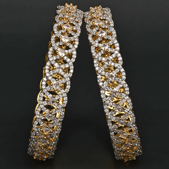 CZ Diamond Finish Bangles