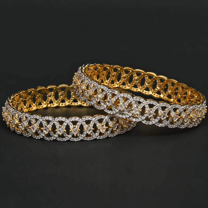 CZ Diamond Finish Bangles