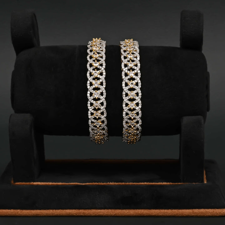 CZ Diamond Finish Bangles