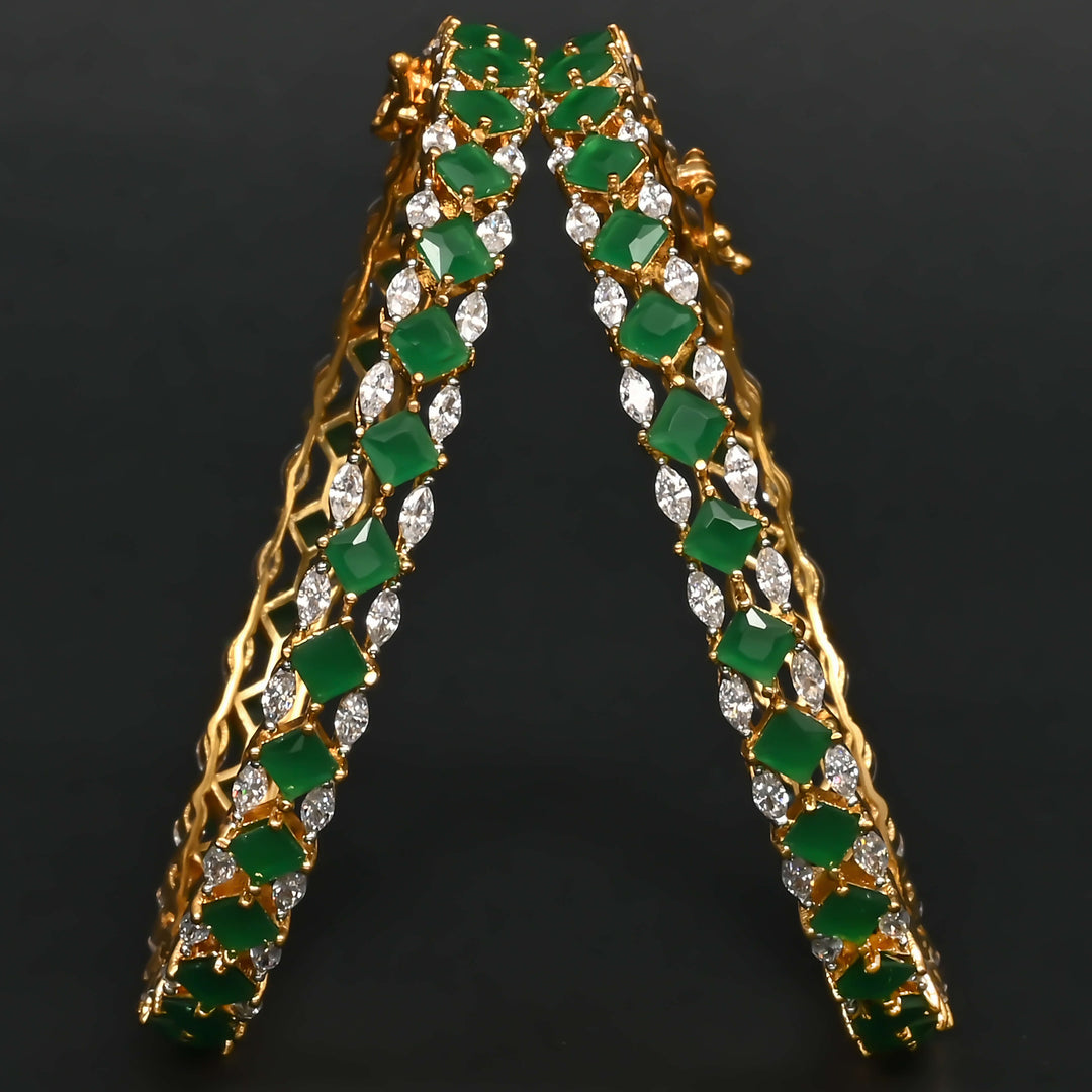 CZ Emerald Bangles