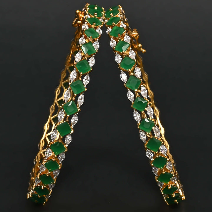 CZ Emerald Bangles