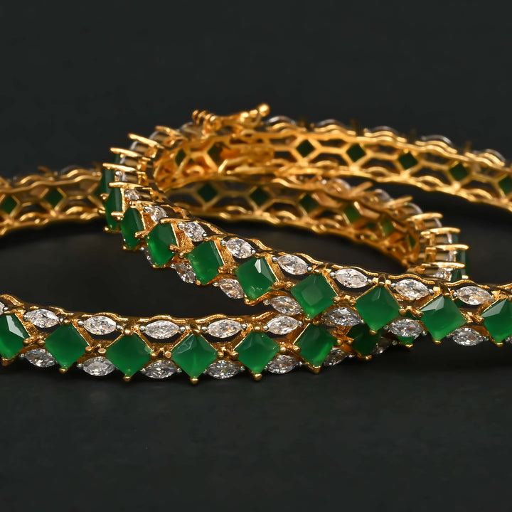 CZ Emerald Bangles