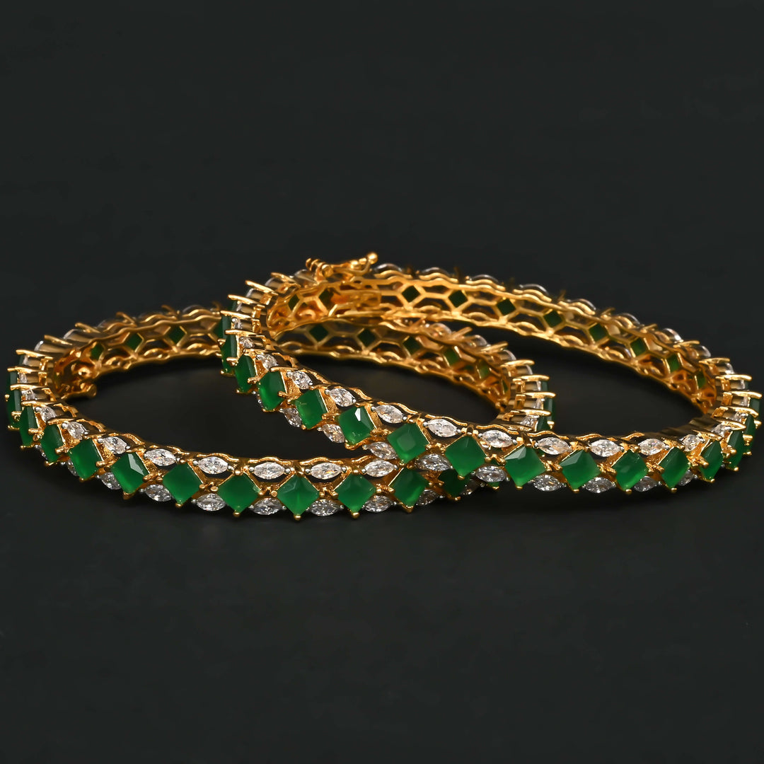 CZ Emerald Bangles