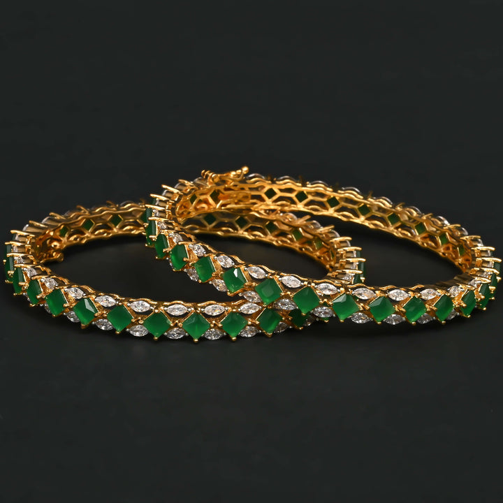 CZ Emerald Bangles
