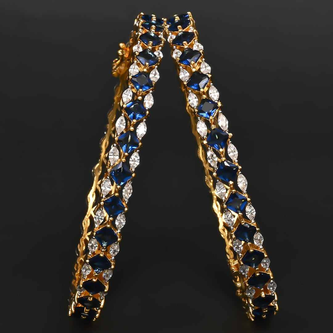 CZ Sapphire Bangles