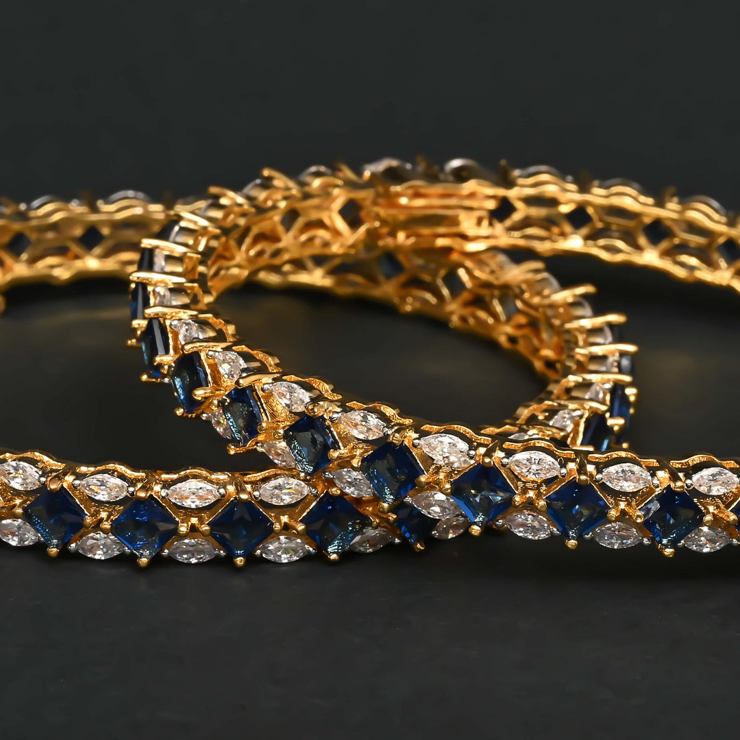 CZ Sapphire Bangles