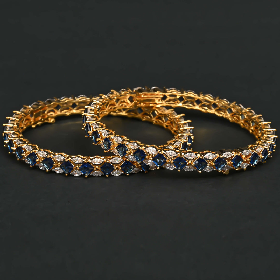 CZ Sapphire Bangles