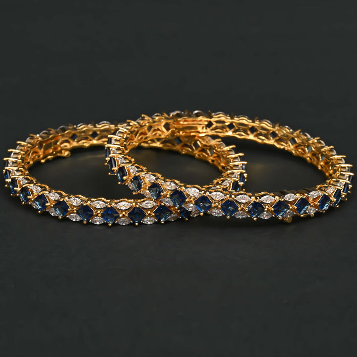 CZ Sapphire Bangles
