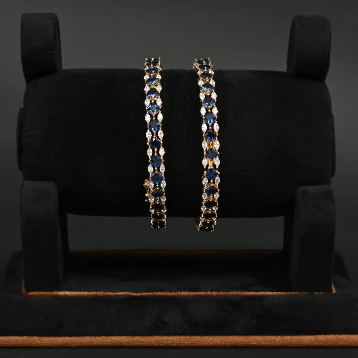 CZ Sapphire Bangles