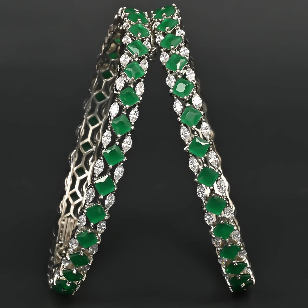 CZ Emerald Bangles