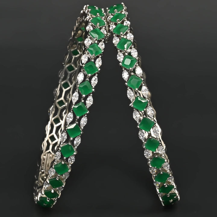 CZ Emerald Bangles