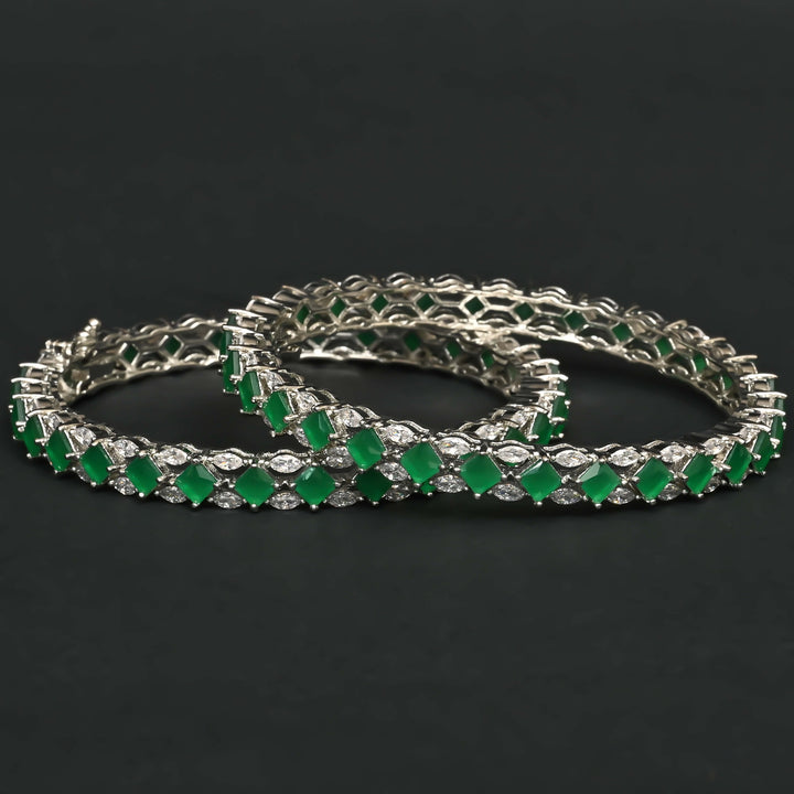 CZ Emerald Bangles