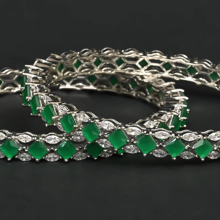 CZ Emerald Bangles