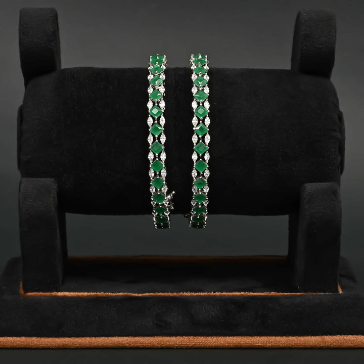 CZ Emerald Bangles