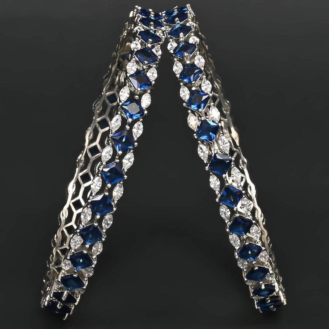 CZ Sapphire Bangles